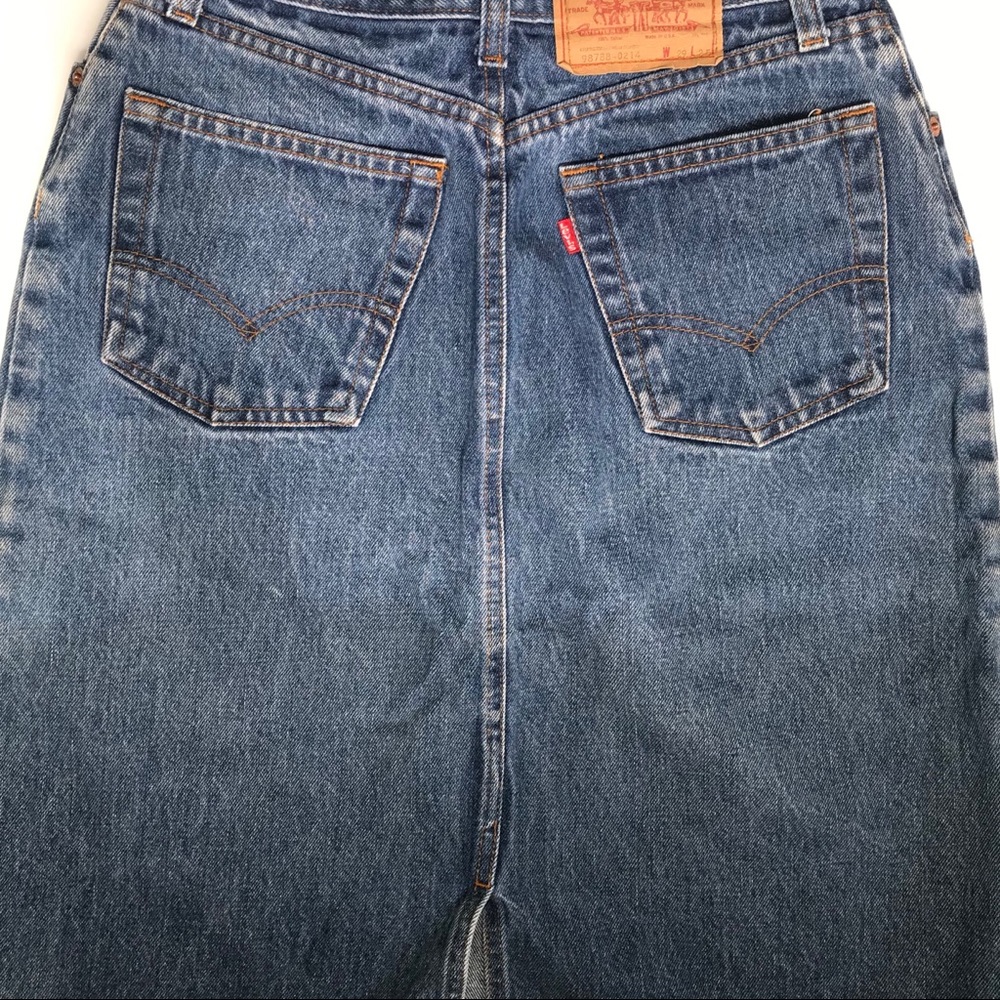 Levis jean skirt vintage size 29